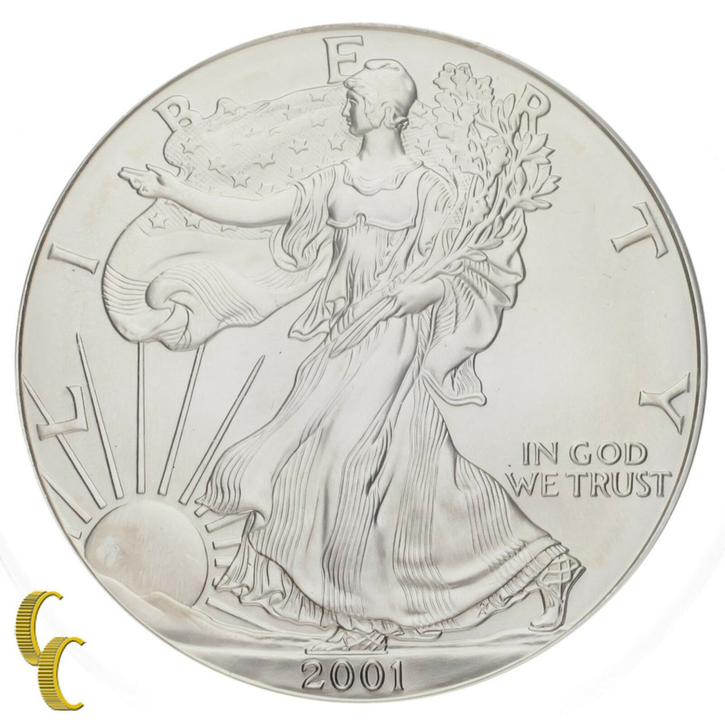 2001 Silver 1 oz American Eagle $1 PCGS Graded MS69