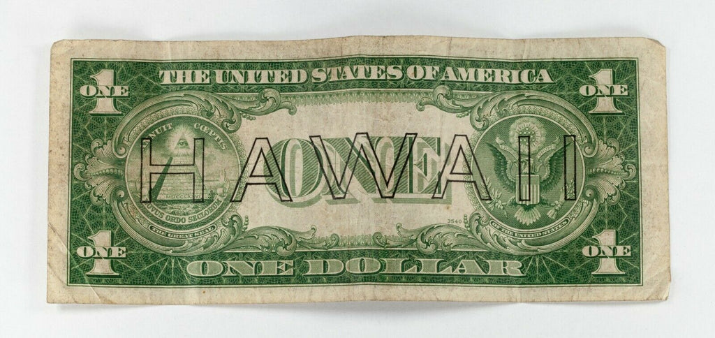 Series of 1935 A Hawaii $1 Silver Certificate in Very Good Condition FR 2300