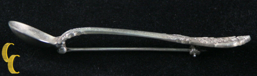 Sterling Silver Gorham King Edward Lapel Pin Nice Patina 6.1 grams