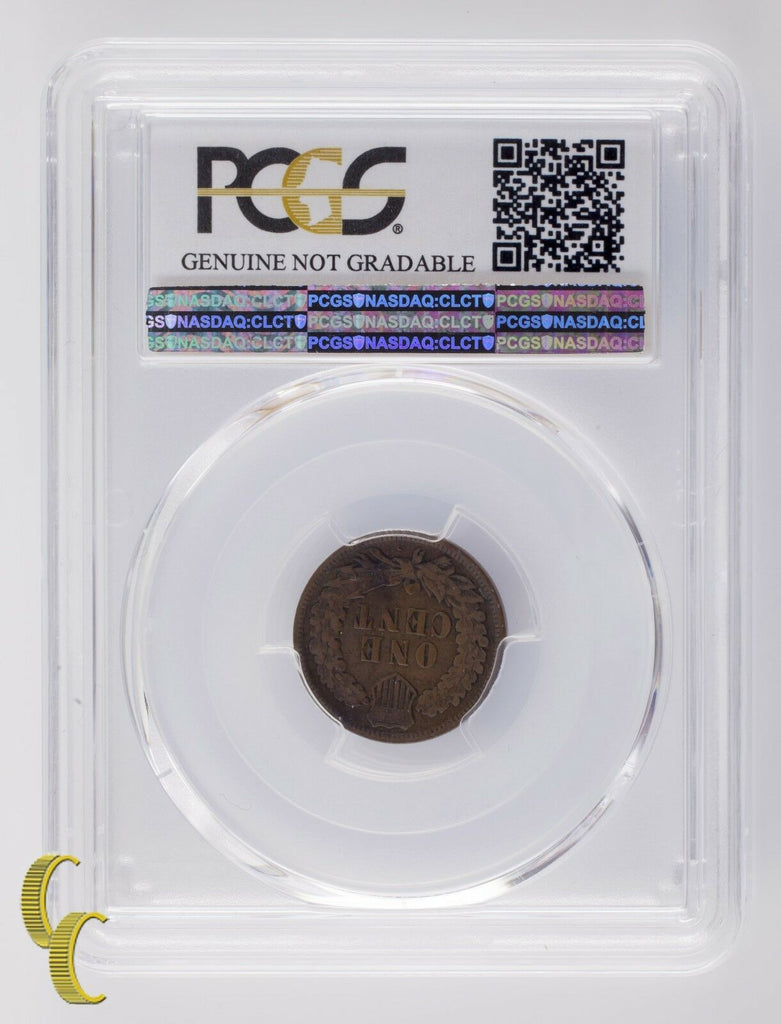 1909-S 1C Indian Cent Graded by PCGS as VG Details Environmental Damage