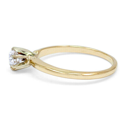 14KT Yellow Gold VS2 Diamond 0.43ct Solitaire Engagement Ring