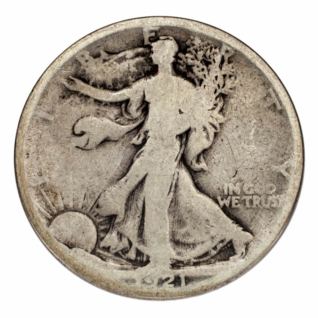 1921 Silver Walking Liberty Half Dollar 50C (Good,G Condition)