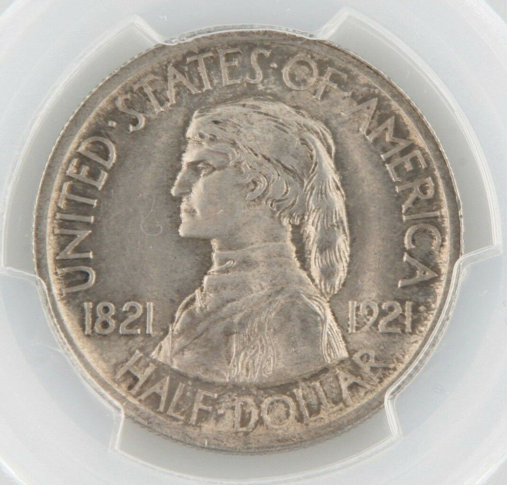 1921 50¢ Missouri Silver Commemorative Graded by PCGS as MS-63! Low Mintage!