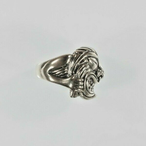 Men's Tiki Kings By Bill Garber Sterling Silver Ring Sz: 10