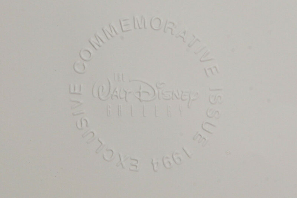 1994 Walt Disney Gallery Grand Opening Commemorative Poster w/ Seal & CoA