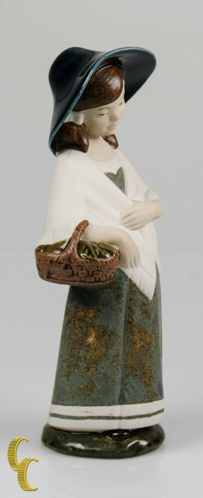 Rex Hummelwerk Valencia Girl with Basket and Hat Porcelain Figurine