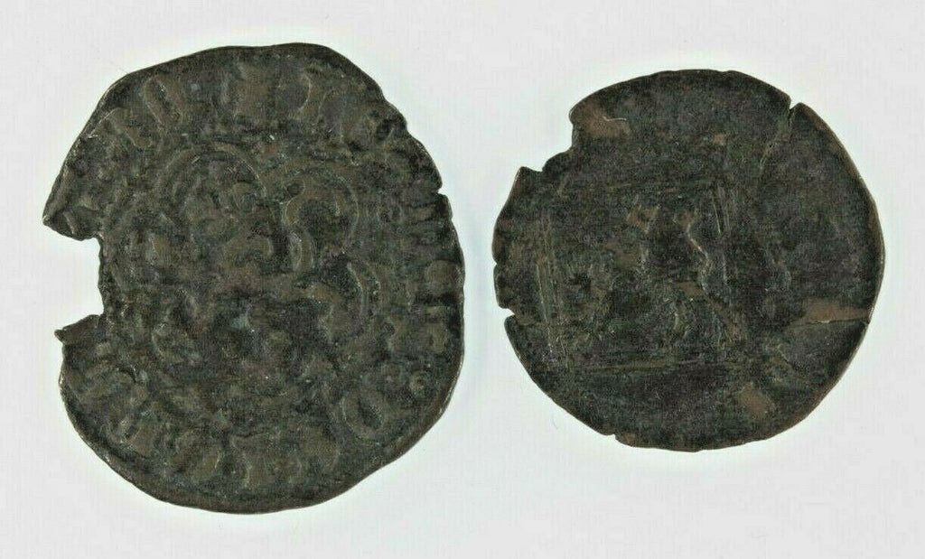 Spain Middle Ages (13th Century) 2-coin Set // John II & Henry IV of Castile