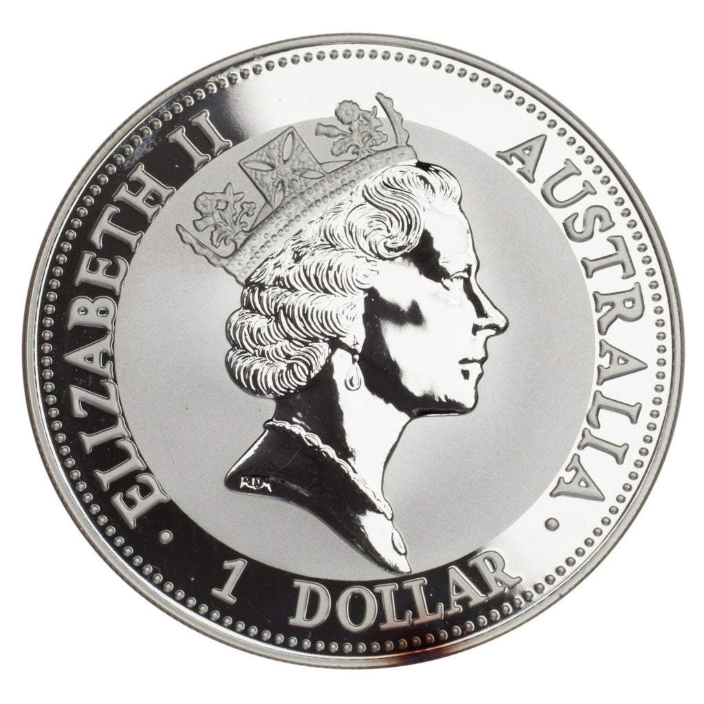 1993 Australia $1 Silver 1oz  Kookaburra (BU Condition) KM# 209