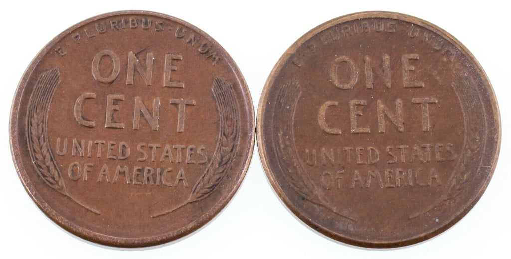 Lot of 2 Lincoln Cents (1924 and 1925)-S XF Condition, All Brown Color