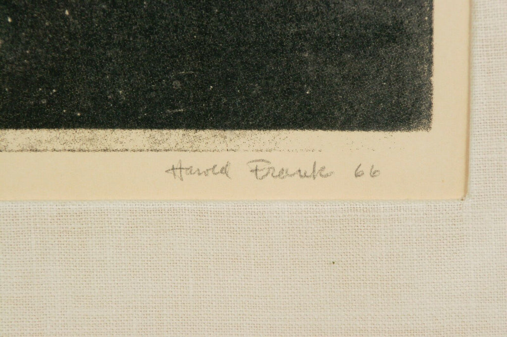 "The Poet Sandburg" by Harold Frank, Artist's Proof #5-20 Signed Print on Paper