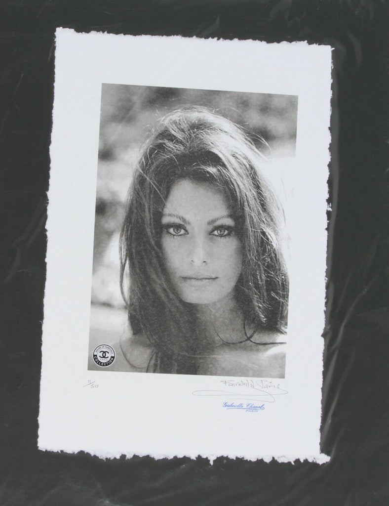 Sophia Loren Portrait Print by Fairchild Paris LE 11/50