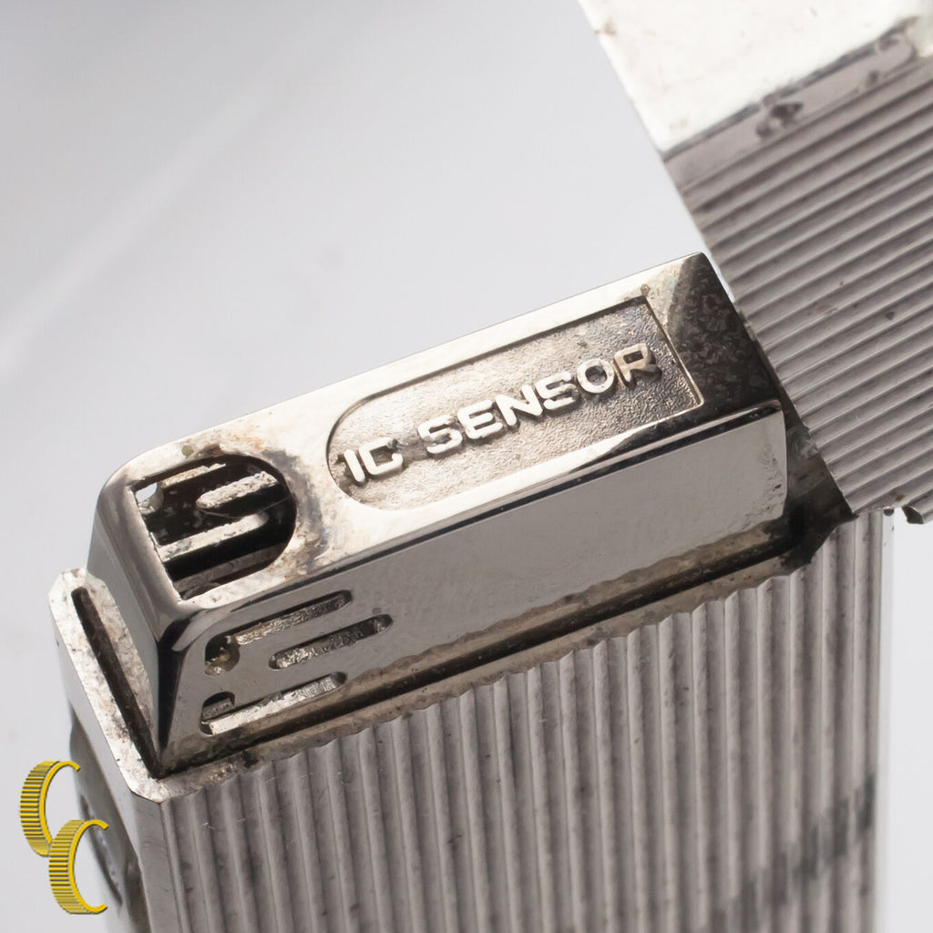 Vintage Gucci Silver Lighter with IC Sensor Nice Condition!