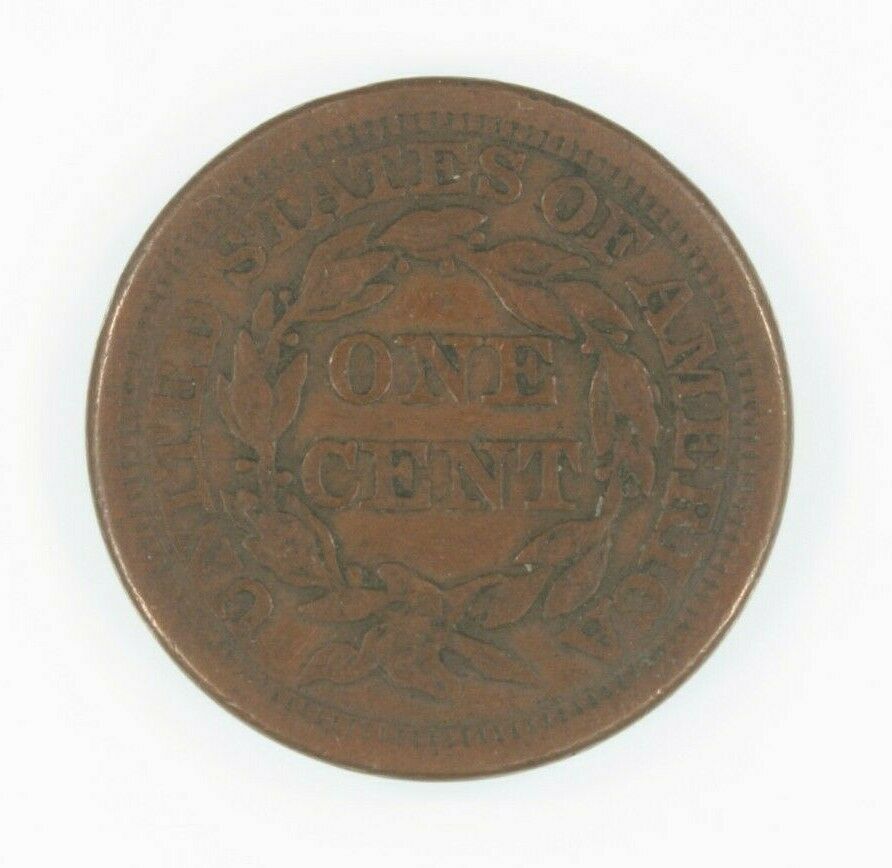 1856 Large Cent in VF Condition, Brown Color, Nice Detail, No Problems
