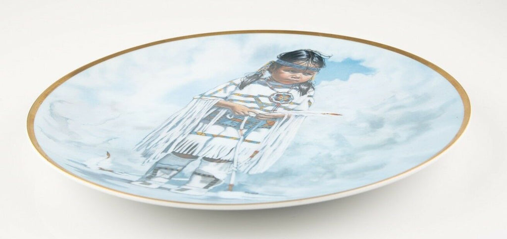 "Crow Baby" by Penni Anne Cross Crown Parian Collectible Plate 201/7500 1979
