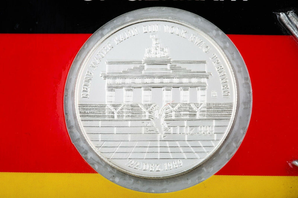 1989 UNIFICATION OF GERMANY .999 SILVER ROUND SET US EDITION 6951