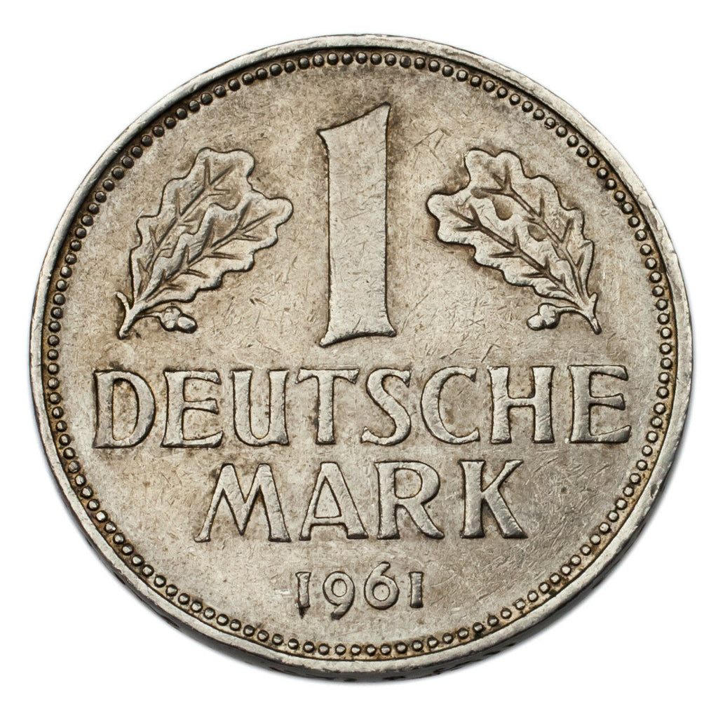 1961-J Germany Federal Republic Mark (XF Condition) KM# 110