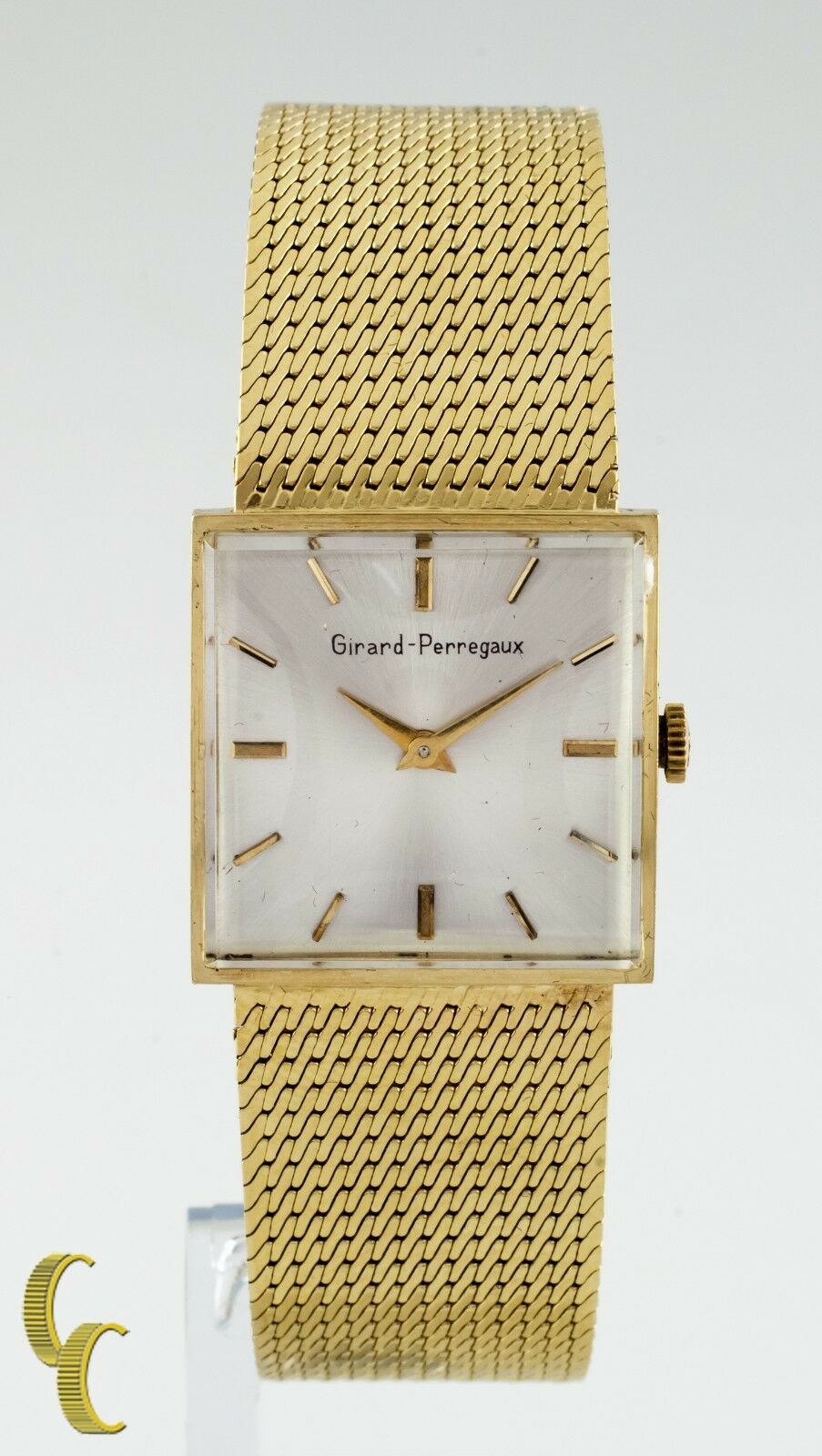 14k Yellow Gold Girard Perregaux Vintage Hand Winding Watch w