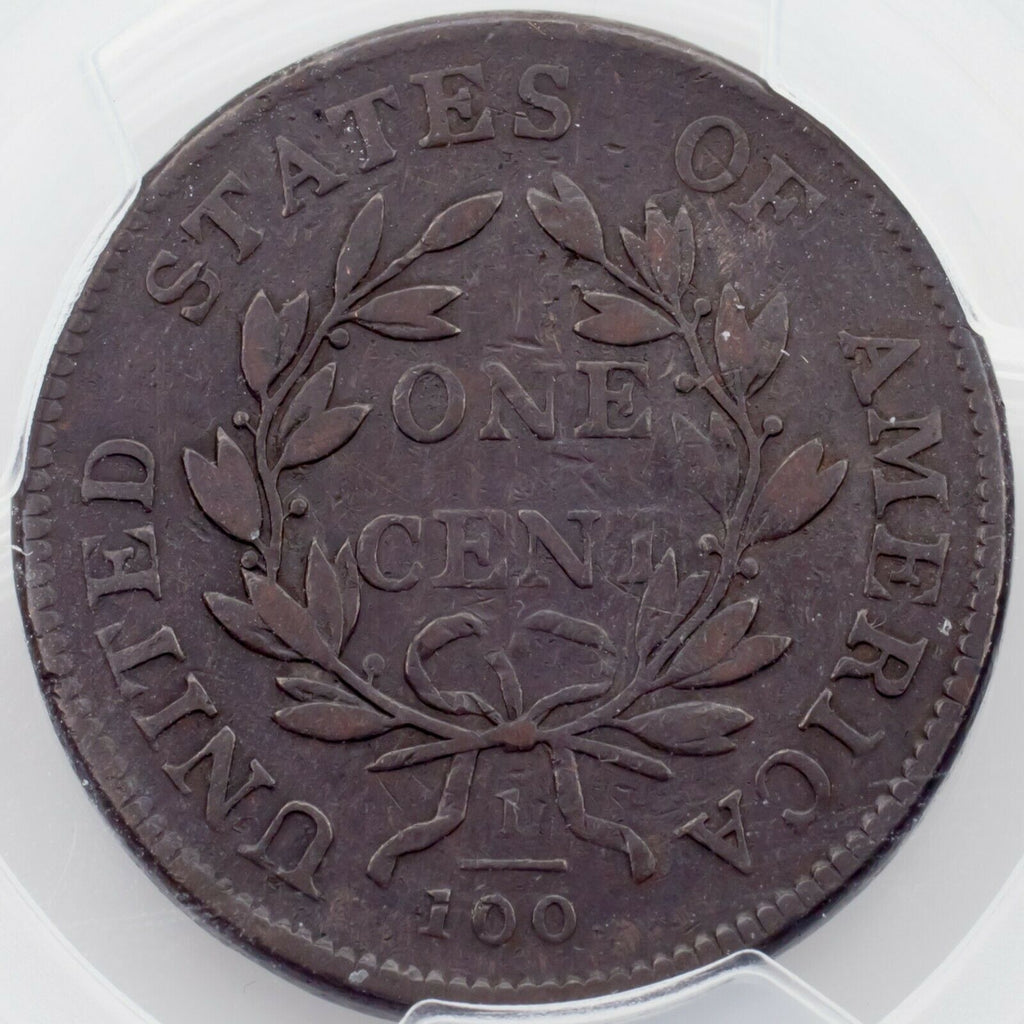 1803 1C Large Cent Graded by PCGS as F15 Small Date, Small Frac Great Coin!
