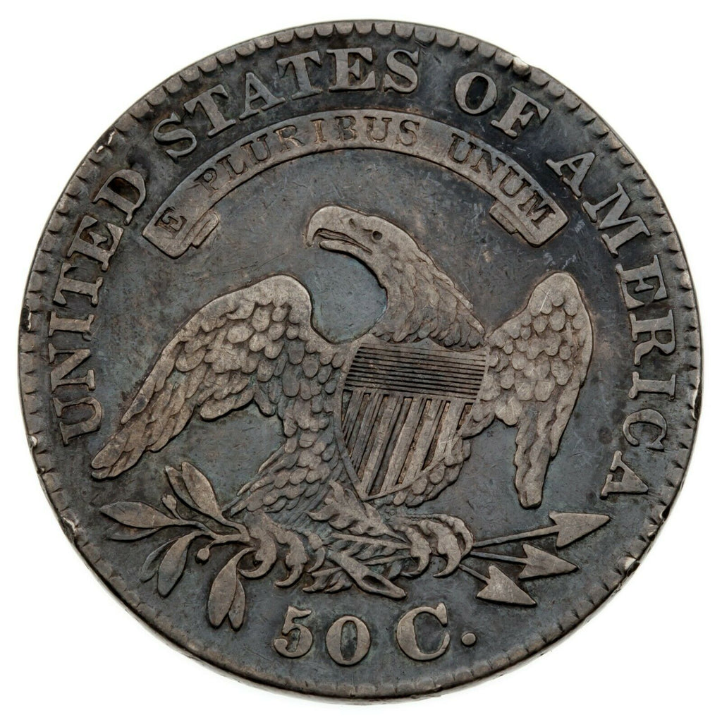 1829 50C Bust Half Dollar in Fine Condition, Strong Detail for Grade