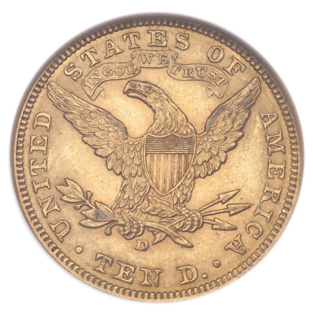 1907-D G$10 Gold Liberty Head Graded by NGC as AU-58! Released by GSA!