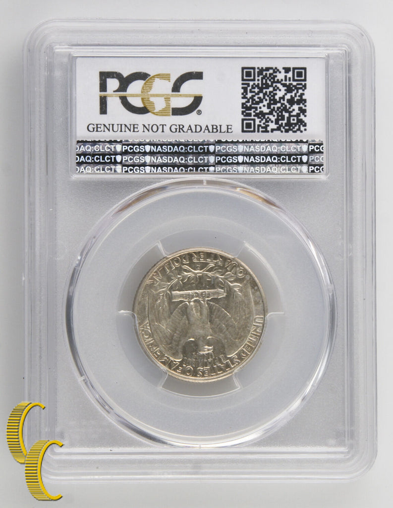 1932-S 25¢ Washington Quarter Graded by PCGS as Genuine Cleaning - AU Details