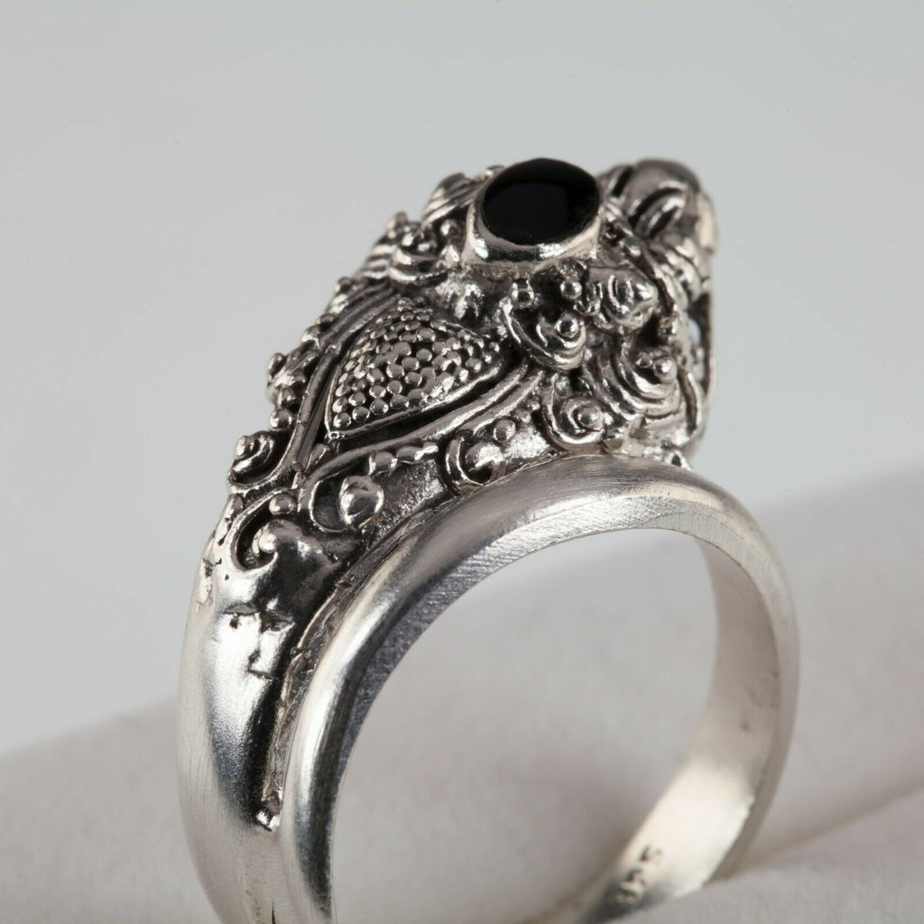 Sterling Silver Flying Dragon Ring Size 9.50
