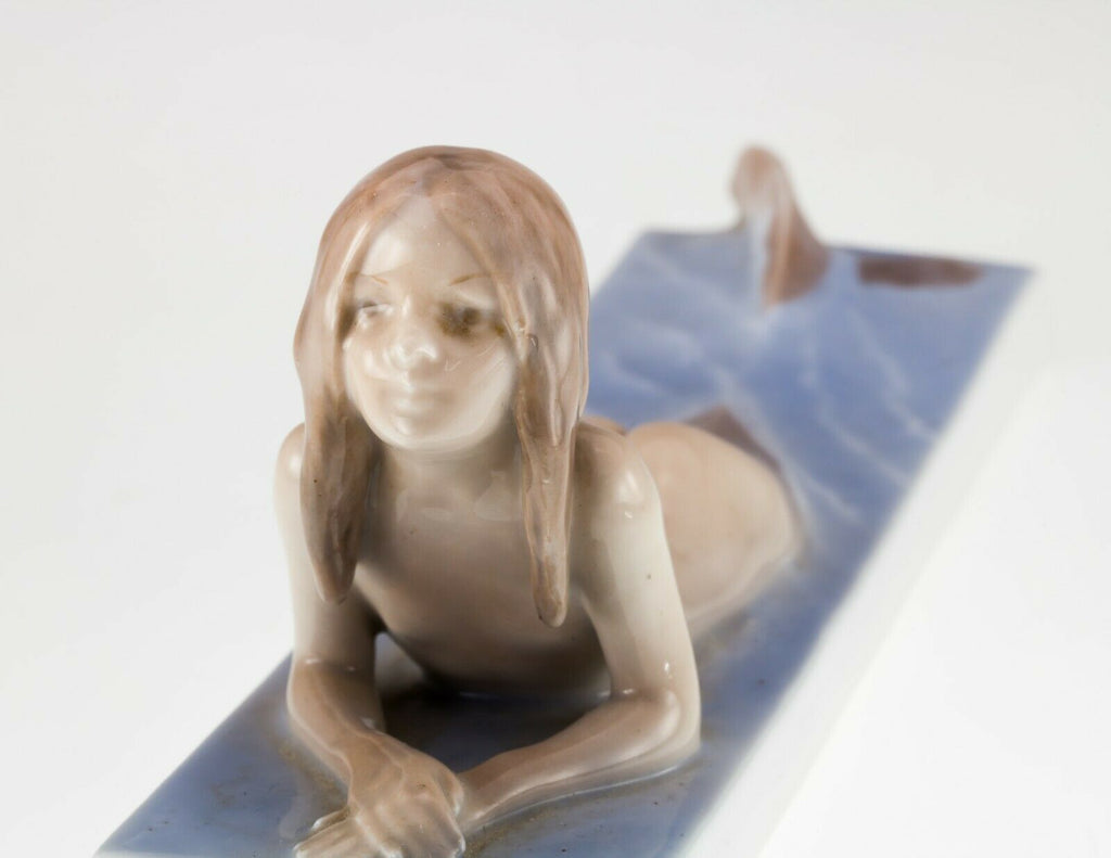 Royal Copenhagen Mermaid in Water Nymph Porcelain Figure 1212 Nice Condition!