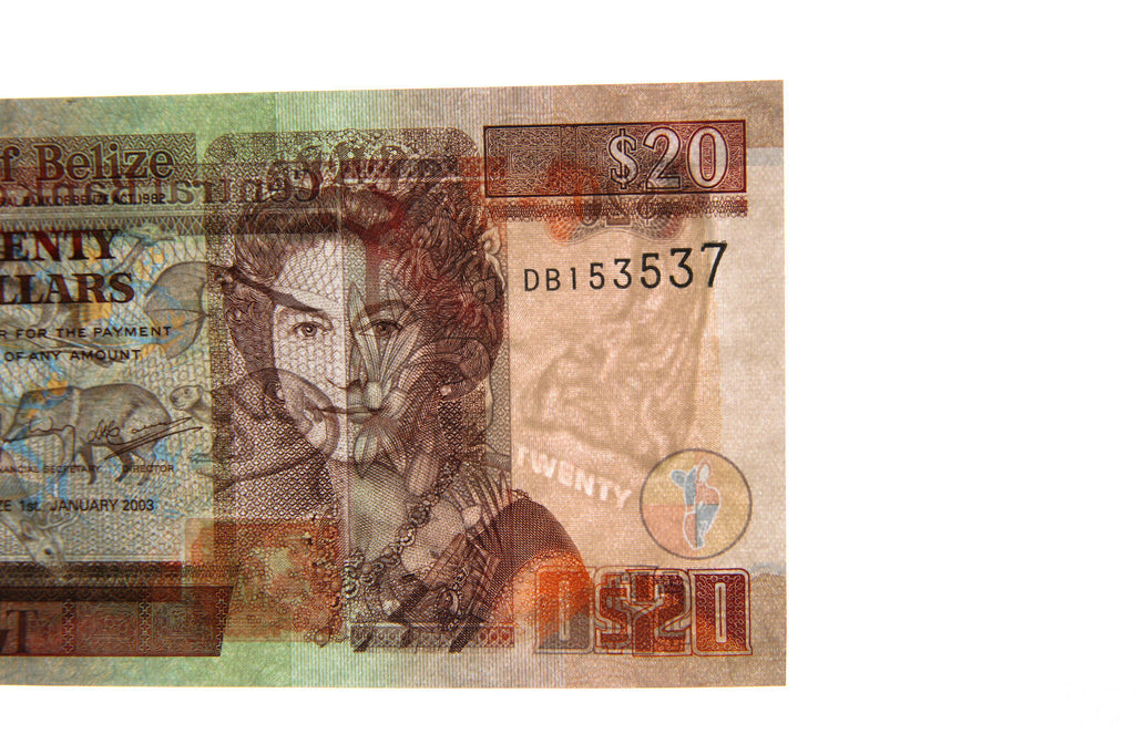 2003 Belize $20 Dollar UNC Notes P69A GEM