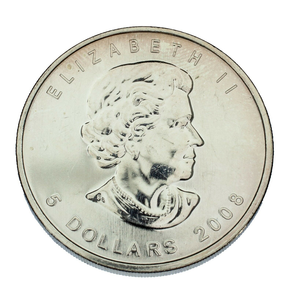 2008 Canada Silver Vancouver Olympics Silver Coin Unc.