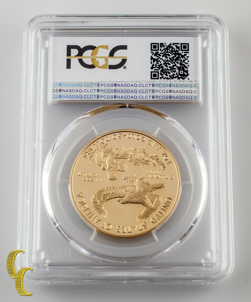2001-W Gold American Eagle 1 oz $50 Graded by PCGS PR69DCAM PCGS Error Label!