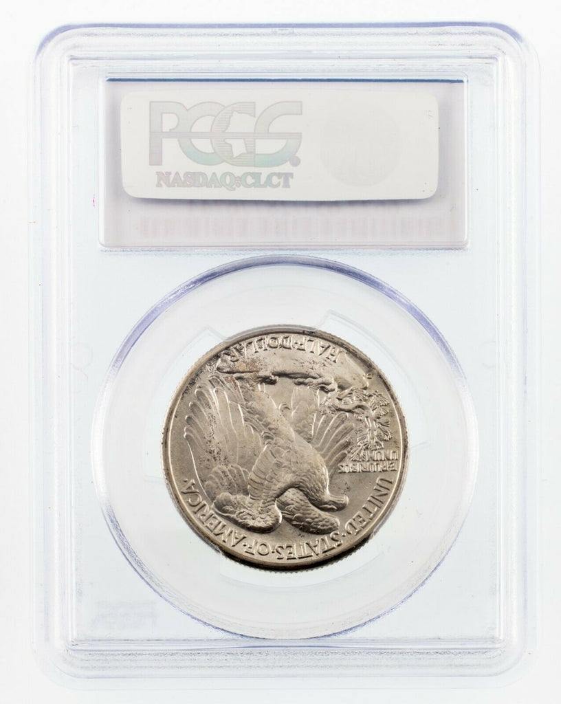 1944-D 50C Walking Liberty Half Dollar Graded by PCGS as MS65+