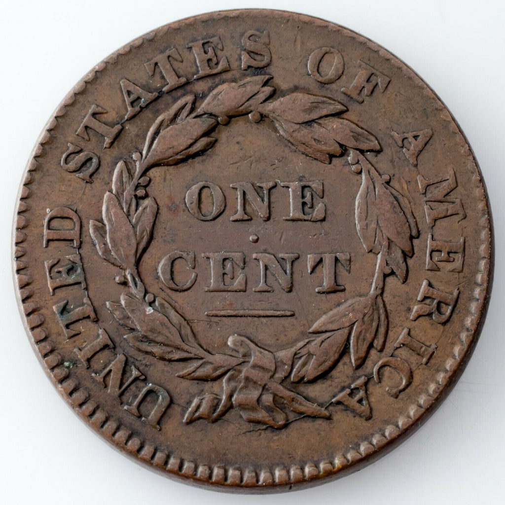 1833 Large Cent, Extra Fine Condition, All Brown Color, Strong Detail for Grade!