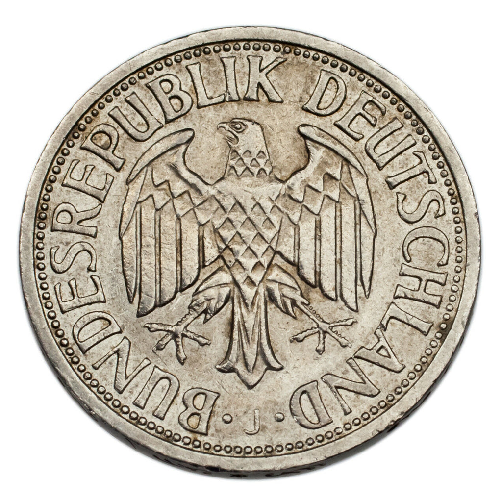 1961-J Germany Federal Republic Mark (XF Condition) KM# 110