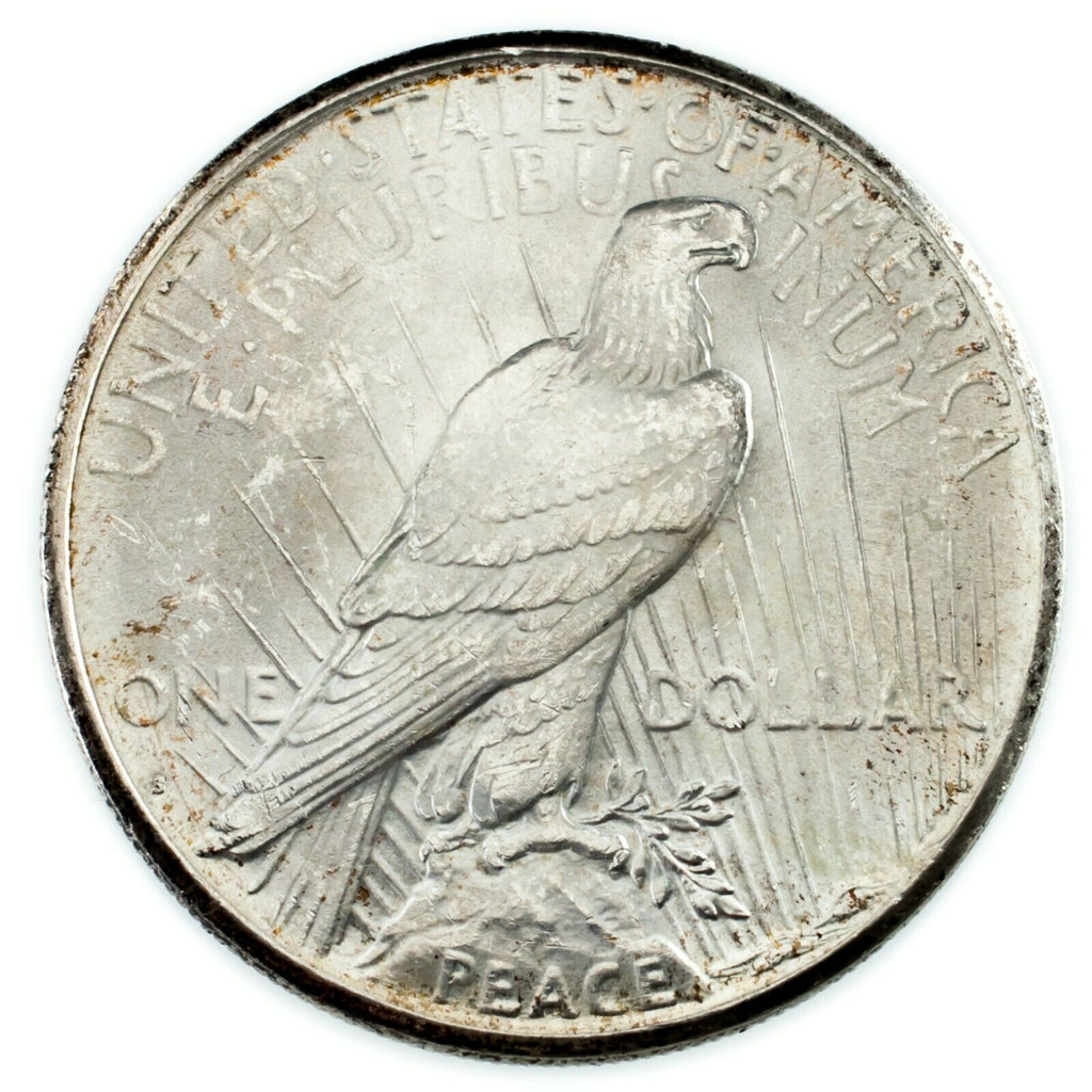 1924-S $1 Silver Peace Dollar in UNC Condition! Nice Coin!