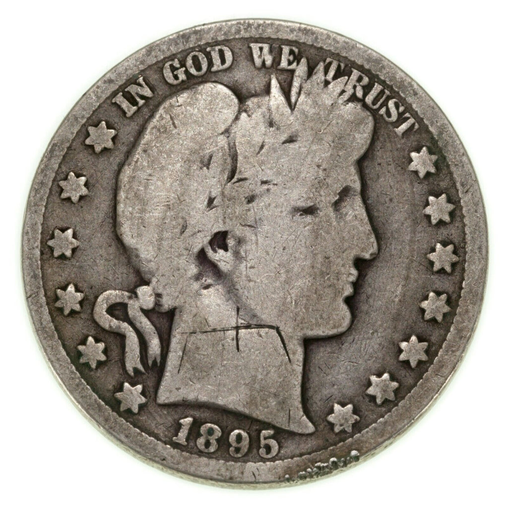 Lot of 2 Barber Half Dollars (1895-O and 1894) in Good Condition, Natural Color