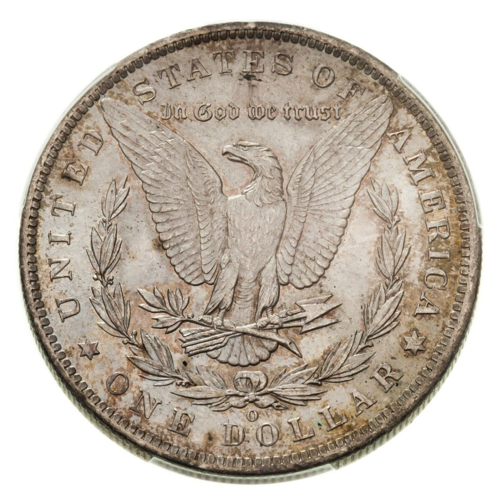 1885-O $1 Silver Morgan Dollar Graded by PCGS as MS-63! Gorgeous Coin