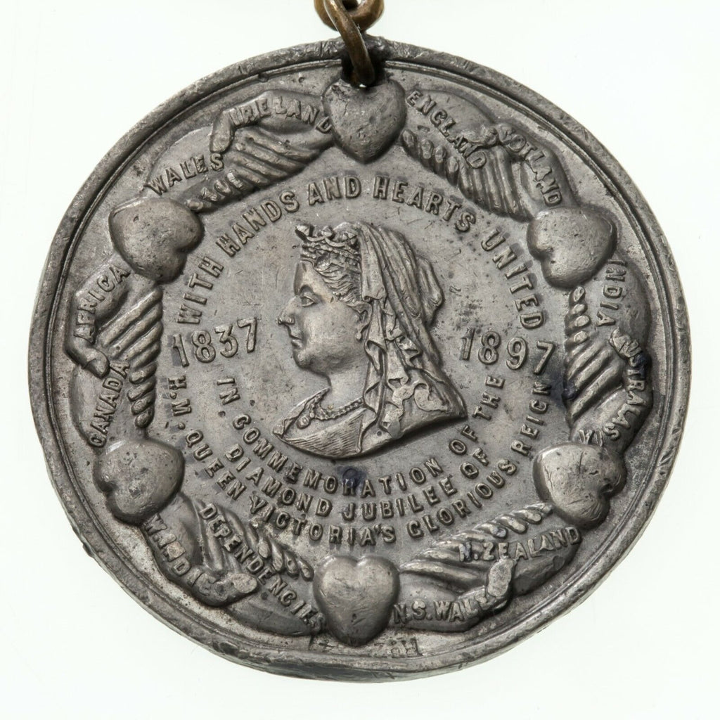 1897 Great Britain Queen Victoria Diamond Jubilee Medal LOT of 8