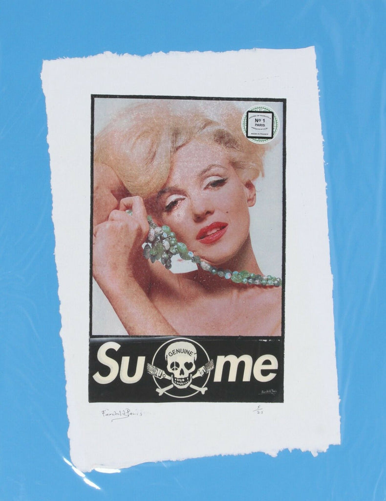 Marilyn Monroe Supreme Print by Fairchild Paris LE 5/25