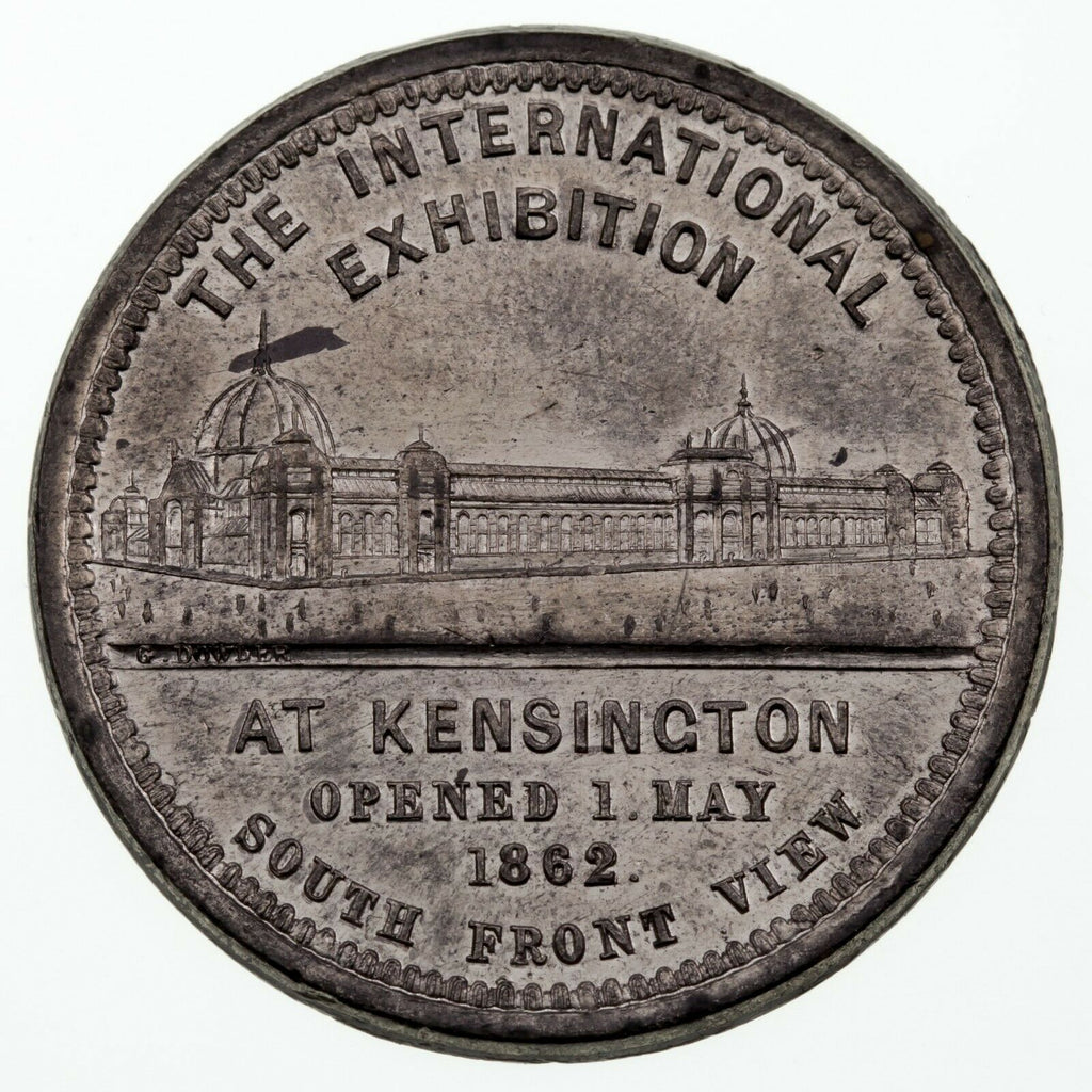 1862 London International Exhibition Medal Lead 38 mm AU Condition
