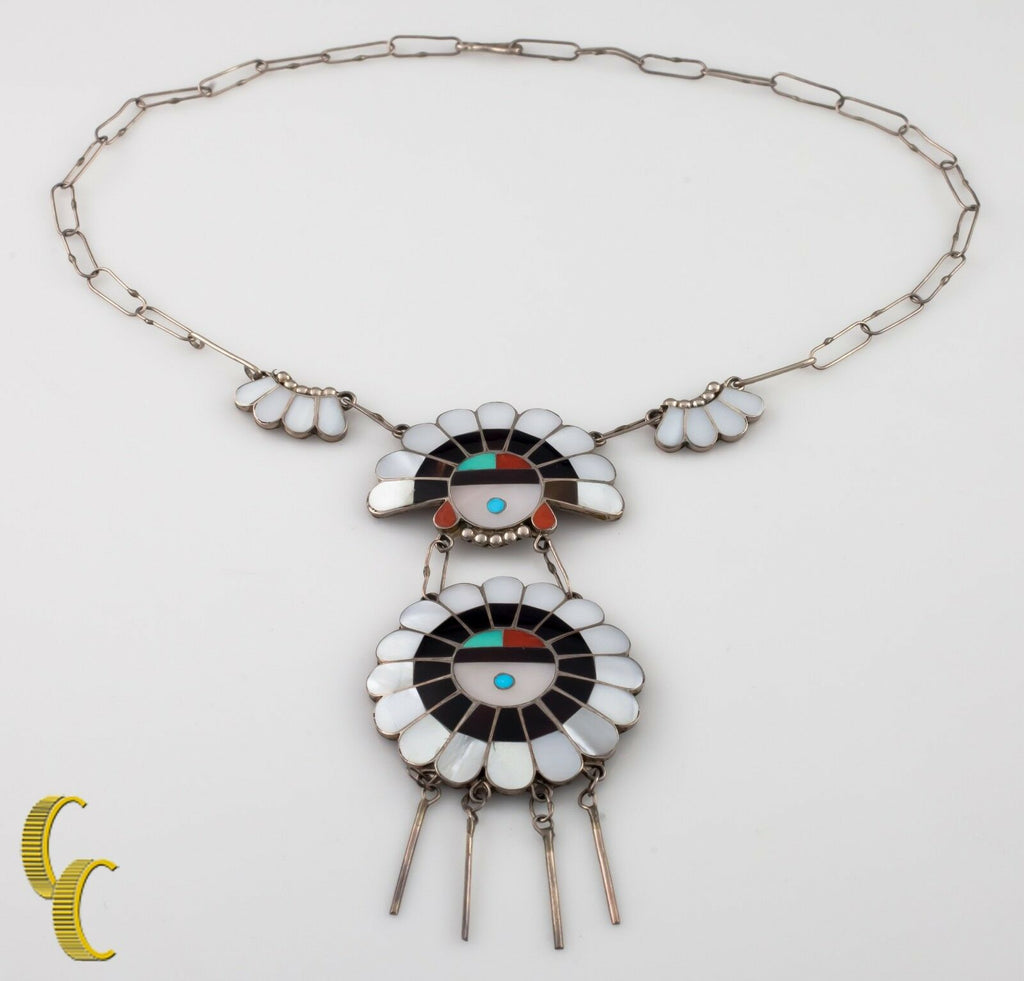 Paperclip Navajo Shell Chief Necklace