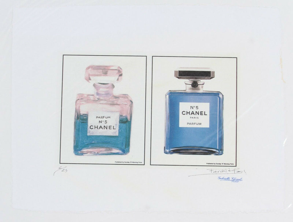 Chanel No 5 Diptych Print by Fairchild Paris Limited Edition 5/25