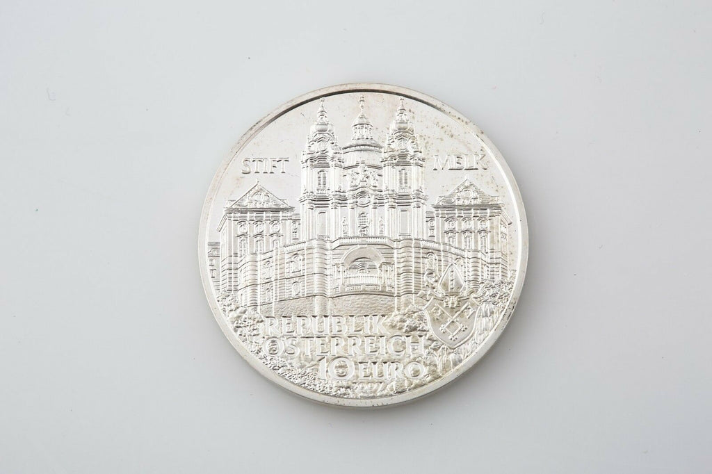 2007 Austria 10 Euro 925 Proof Commemorative Coin Abby of Melk