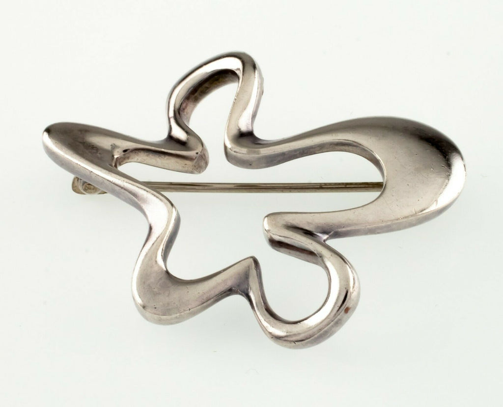 Georg Jensen Sterling Silver Splash Pin #321 Gorgeous!