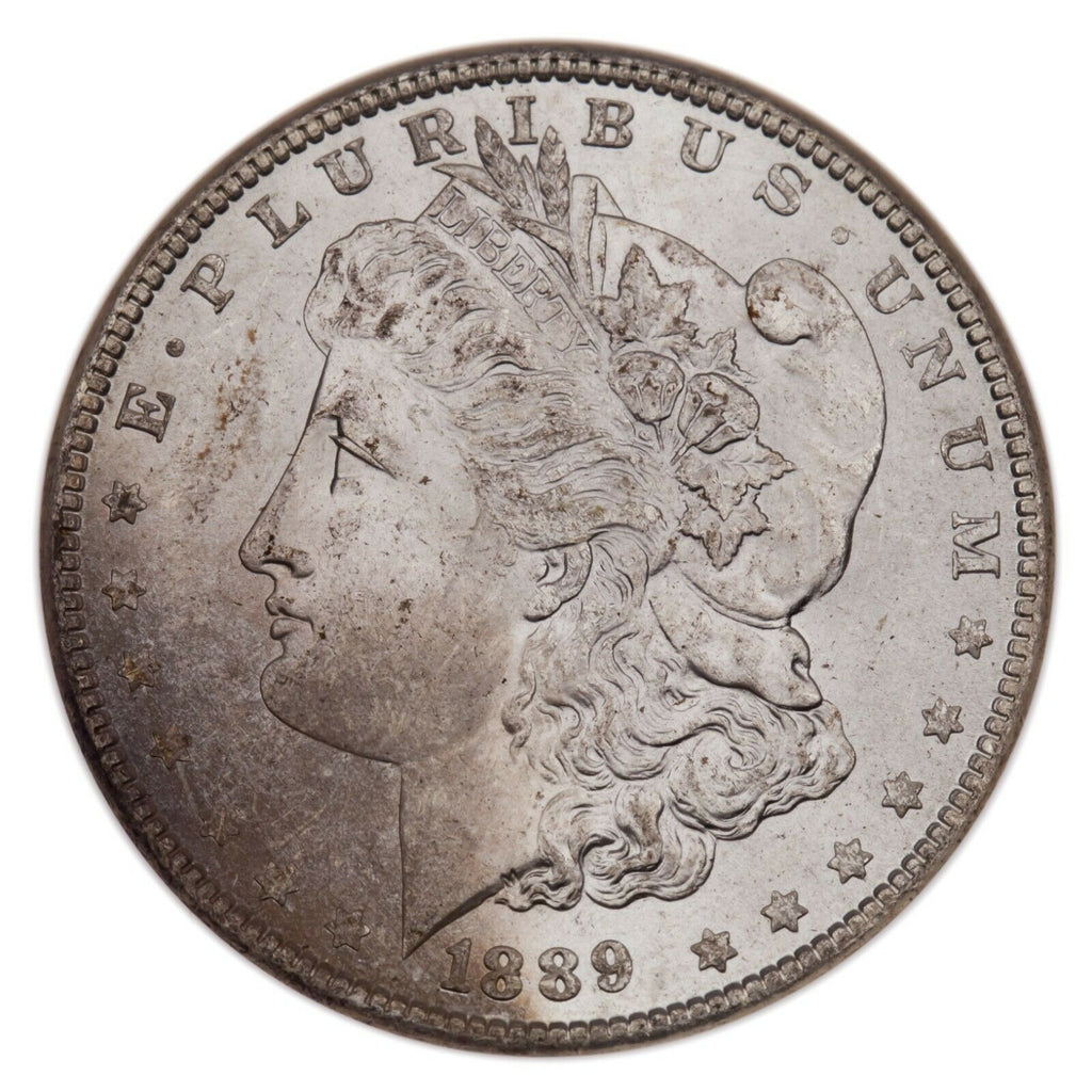 1889 $1 Silver Morgan Dollar Graded by NGC as MS-63