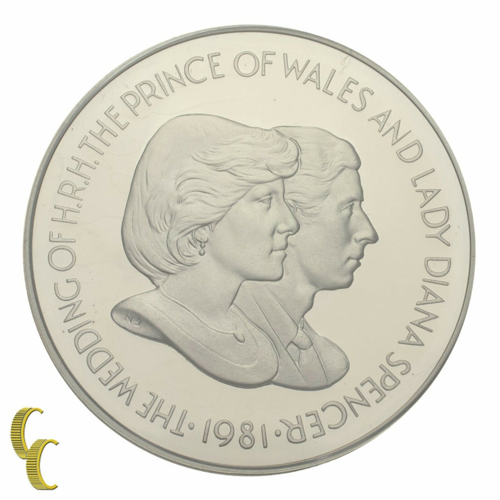 1981 Falkland Islands 50 Pence Proof Wedding of Prince Charles and Lady Diana