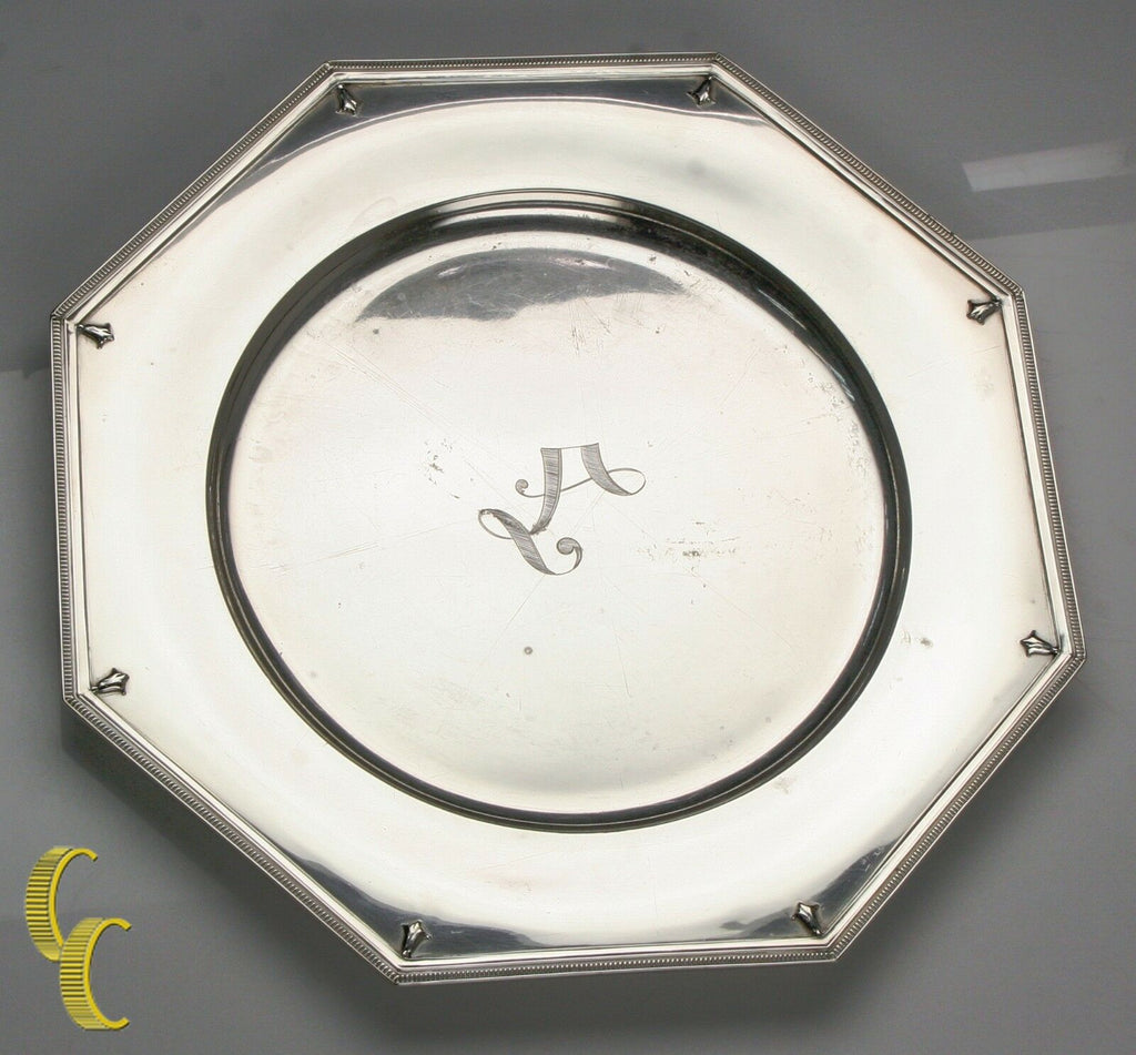 Alvin Richmond Sterling Silver 10" Plate Charger Some Wear, Nice Replacement!