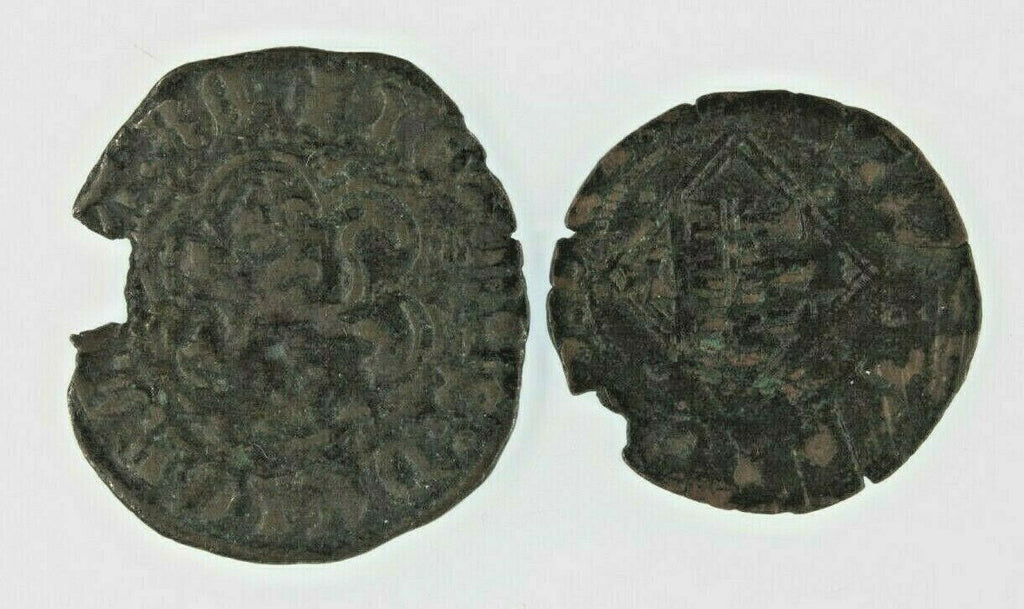 Spain Middle Ages (13th Century) 2-coin Set // John II & Henry IV of Castile