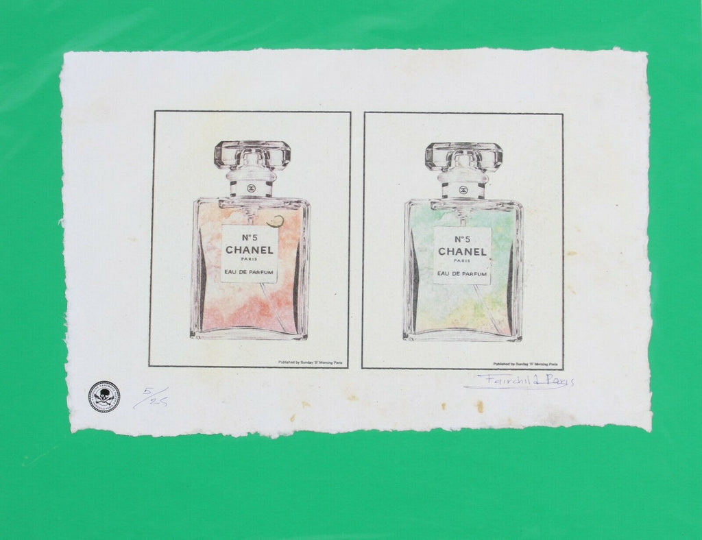 Chanel No 5 Diptych Print by Fairchild Paris Limited Edition 5/25