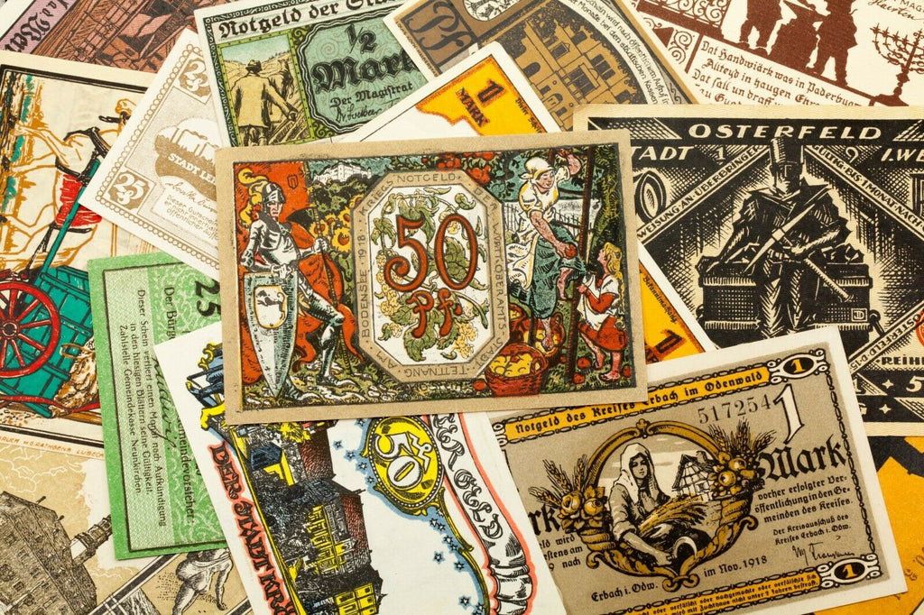 1920's Germany Notgeld Money 25pc Industry - Auma, Philippsthal, Tettnang