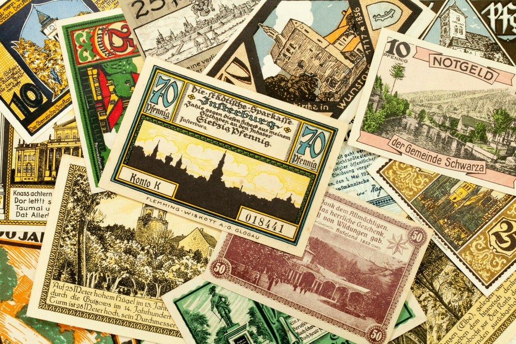 1920's Germany Notgeld (Emergency Money) 25pc - Berlin, Insterburg, Warburg